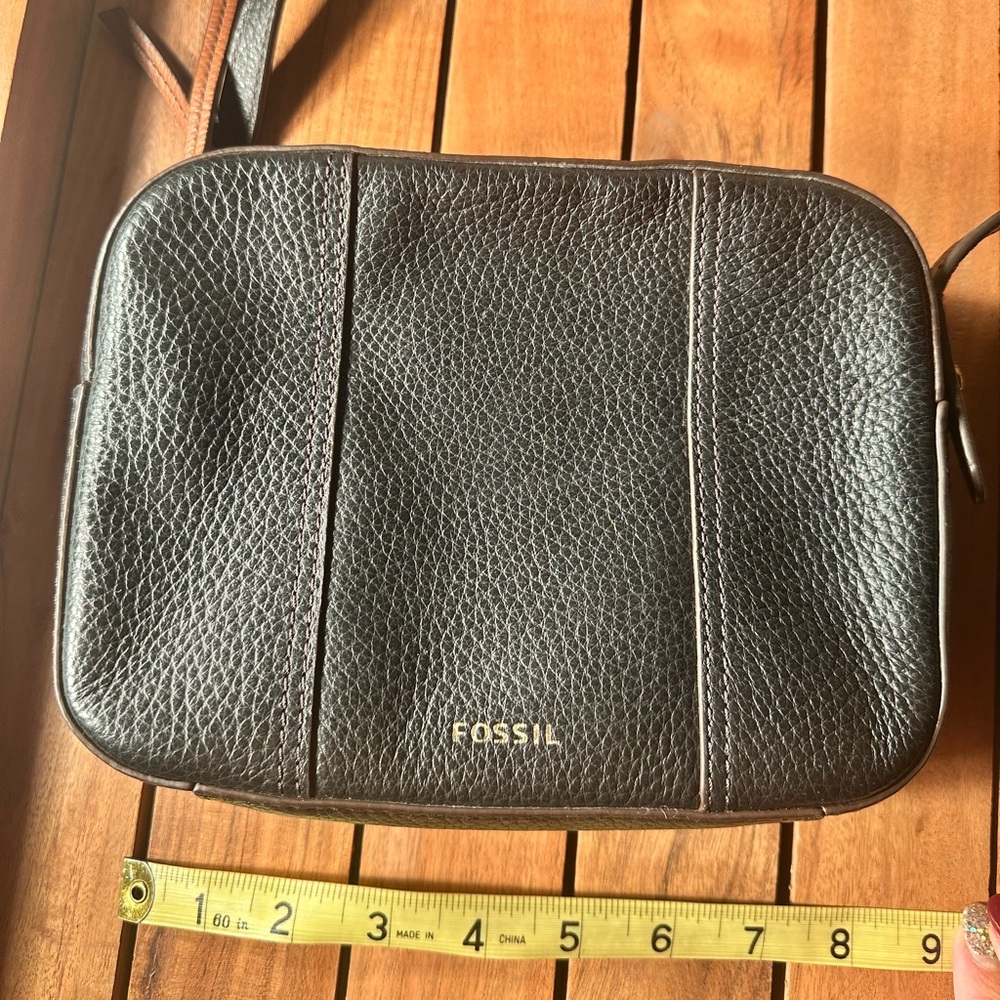 Fossil Black Crossbody